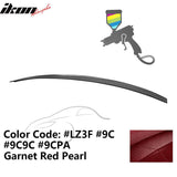 2009-2014 Audi A4 Quattro B8 4Door Painted ABS Trunk Spoiler Wing