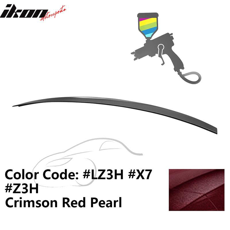 2009-2014 Audi A4 Quattro B8 4Door Painted ABS Trunk Spoiler Wing