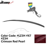 2009-2014 Audi A4 Quattro B8 4Door Painted ABS Trunk Spoiler Wing