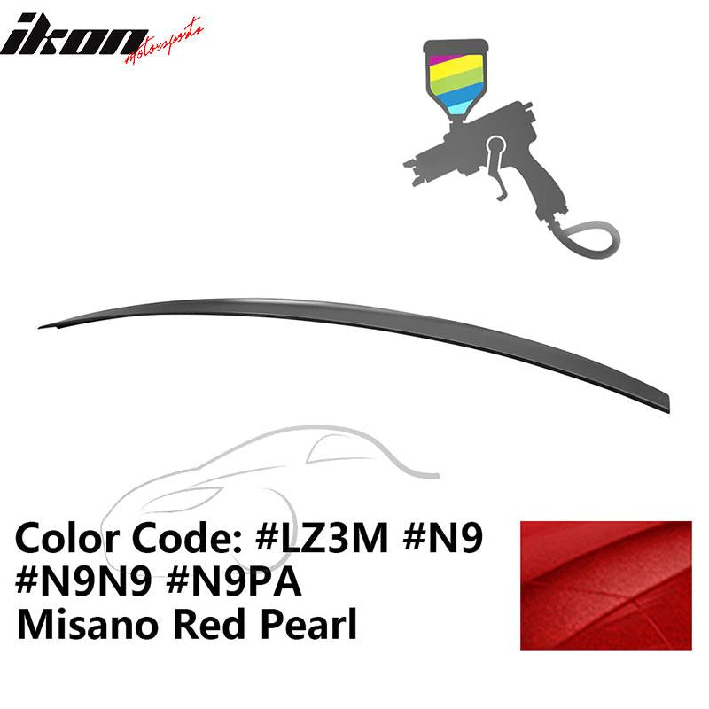 2009-2014 Audi A4 Quattro B8 4Door Painted ABS Trunk Spoiler Wing