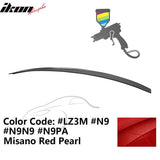 2009-2014 Audi A4 Quattro B8 4Door Painted ABS Trunk Spoiler Wing