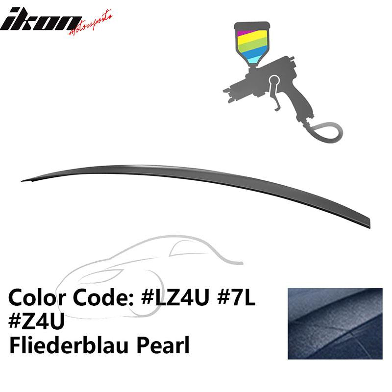 2009-2014 Audi A4 Quattro B8 4Door Painted ABS Trunk Spoiler Wing