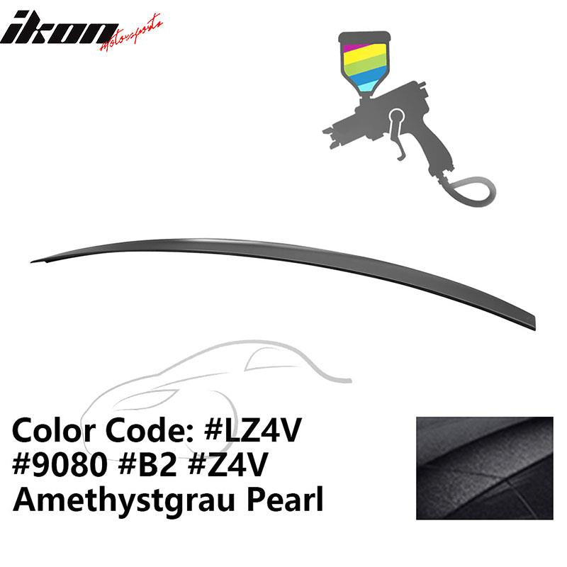 2009-2014 Audi A4 Quattro B8 4Door Painted ABS Trunk Spoiler Wing