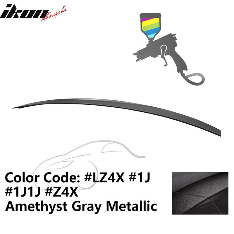 2009-2014 Audi A4 Quattro B8 4Door Painted ABS Trunk Spoiler Wing