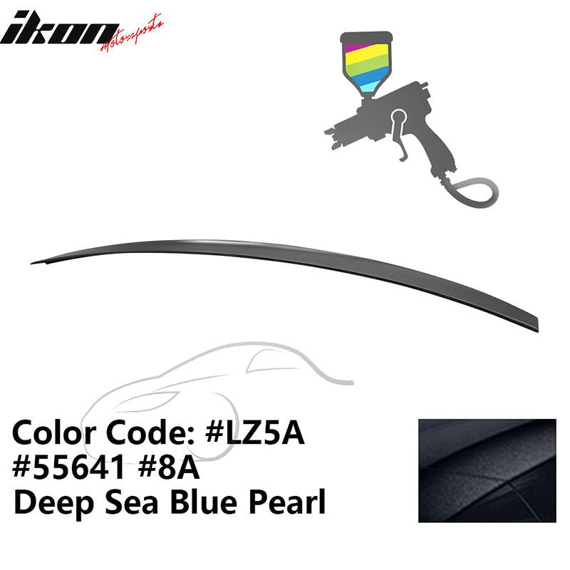 2009-2014 Audi A4 Quattro B8 4Door Painted ABS Trunk Spoiler Wing