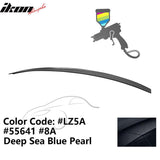 2009-2014 Audi A4 Quattro B8 4Door Painted ABS Trunk Spoiler Wing