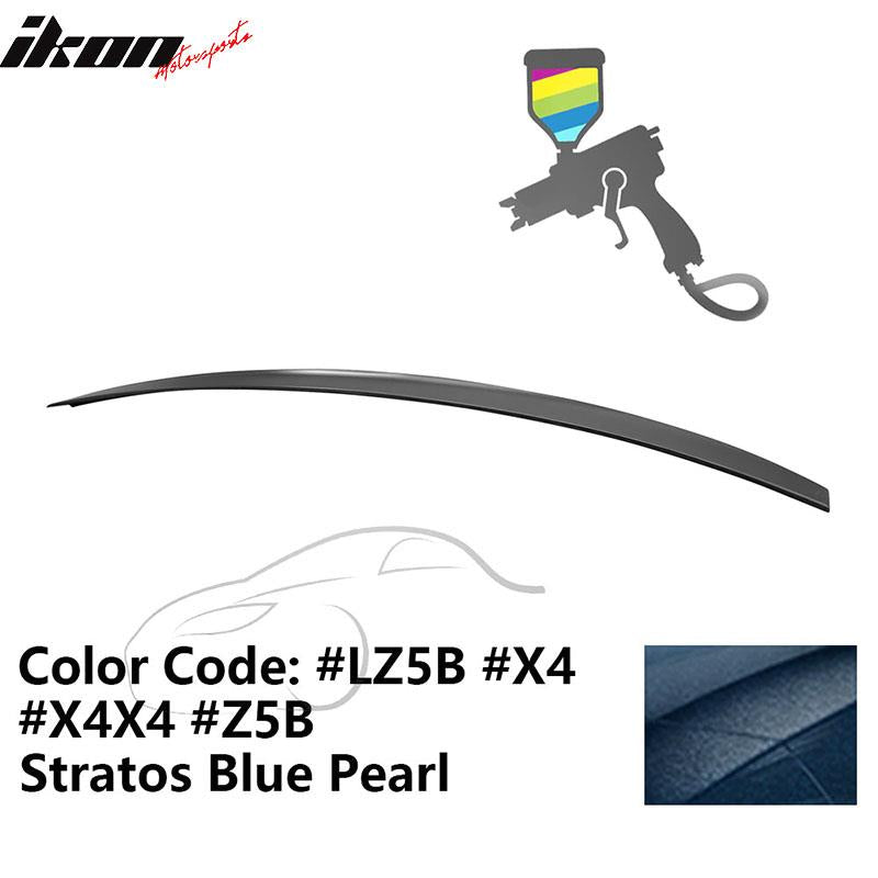 2009-2014 Audi A4 Quattro B8 4Door Painted ABS Trunk Spoiler Wing