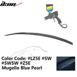 2009-2014 Audi A4 Quattro B8 4Door Painted ABS Trunk Spoiler Wing