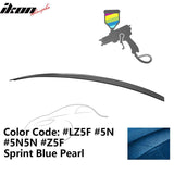 2009-2014 Audi A4 Quattro B8 4Door Painted ABS Trunk Spoiler Wing