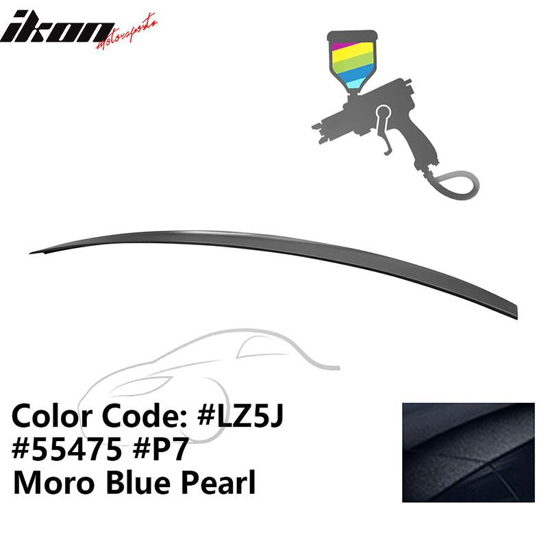 2009-2014 Audi A4 Quattro B8 4Door Painted ABS Trunk Spoiler Wing