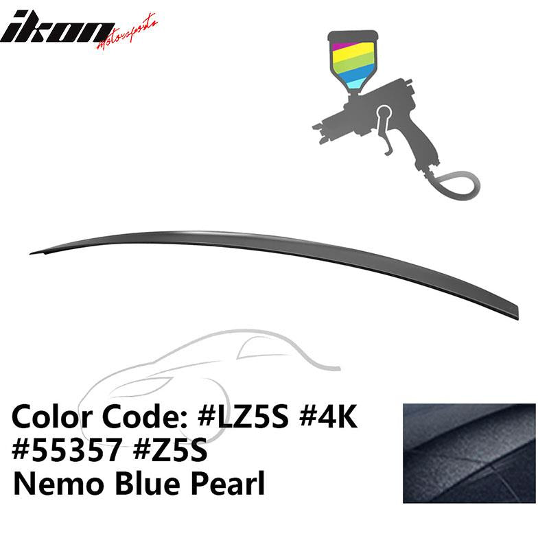 2009-2014 Audi A4 Quattro B8 4Door Painted ABS Trunk Spoiler Wing