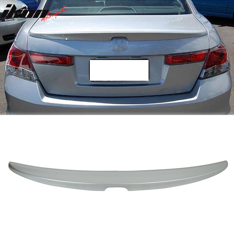 2008-2012 Honda Accord Sedan Painted ABS Rear Trunk Spoiler Wing