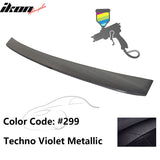 2000-2006 BMW E53 X5 SUV Euro Style Black Rear Roof Window Spoiler ABS