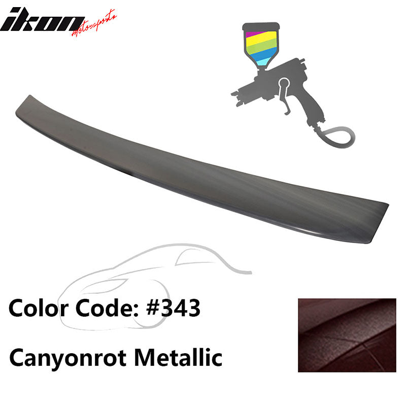 2000-2006 BMW E53 X5 SUV Euro Style Black Rear Roof Window Spoiler ABS