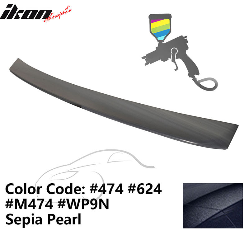 2000-2006 BMW E53 X5 SUV Euro Style Black Rear Roof Window Spoiler ABS