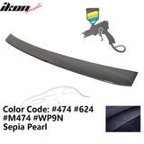 2000-2006 BMW E53 X5 SUV Euro Style Black Rear Roof Window Spoiler ABS
