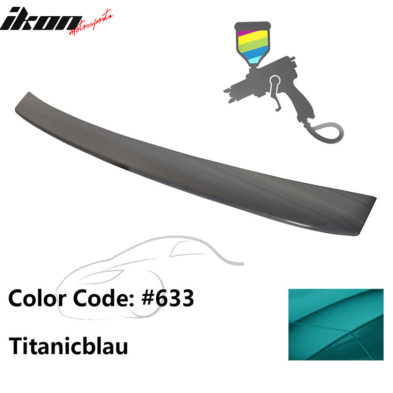 2000-2006 BMW E53 X5 SUV Euro Style Black Rear Roof Window Spoiler ABS
