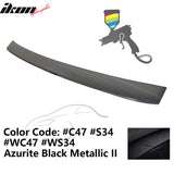 2000-2006 BMW E53 X5 SUV Euro Style Black Rear Roof Window Spoiler ABS