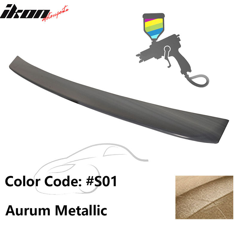 2000-2006 BMW E53 X5 SUV Euro Style Black Rear Roof Window Spoiler ABS