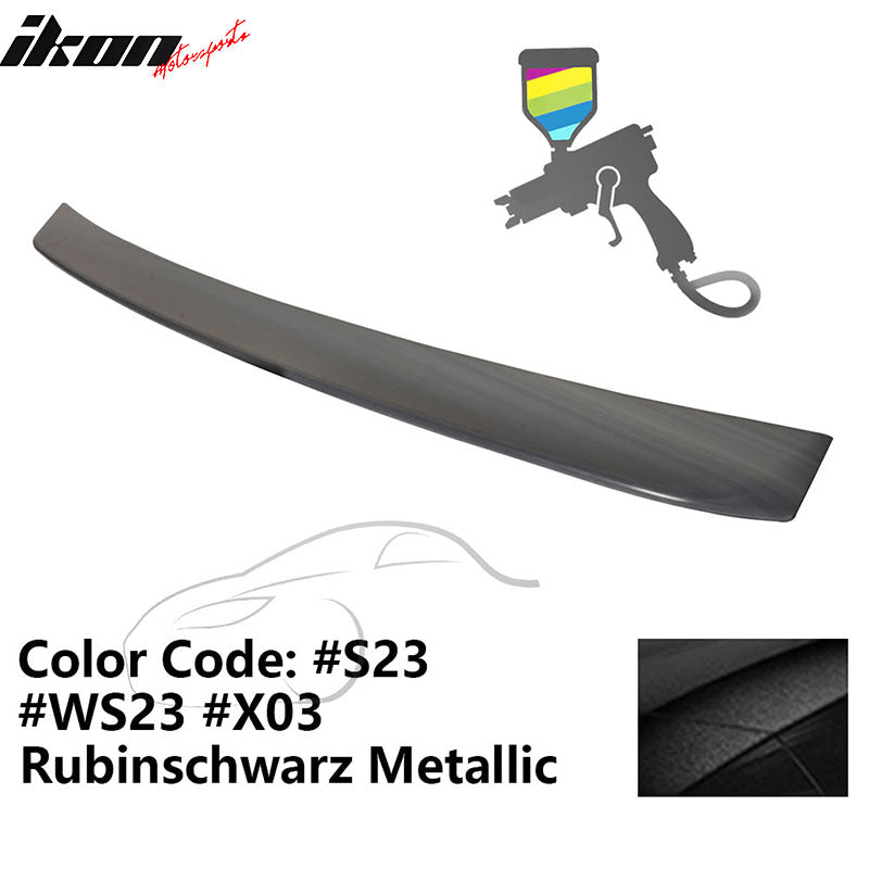 2000-2006 BMW E53 X5 SUV Euro Style Black Rear Roof Window Spoiler ABS
