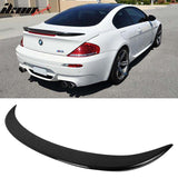 2004-2008 BMW 6 Series E63 Coupe V Style Carbon Fiber Trunk Spoiler