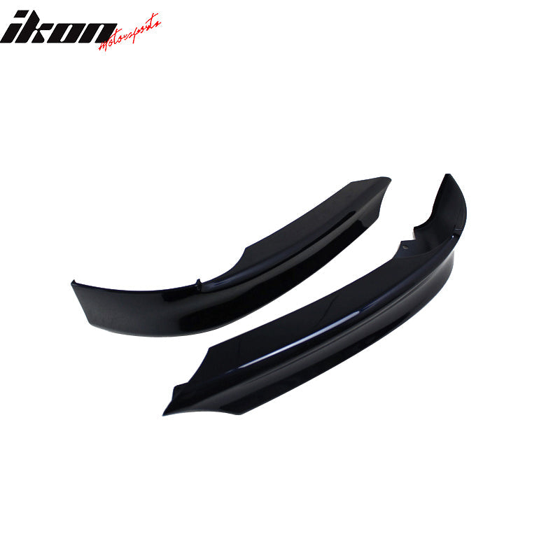 2006-2008 BMW E90 OE Style #668 Black Trunk Spoiler+Front Splitter ABS