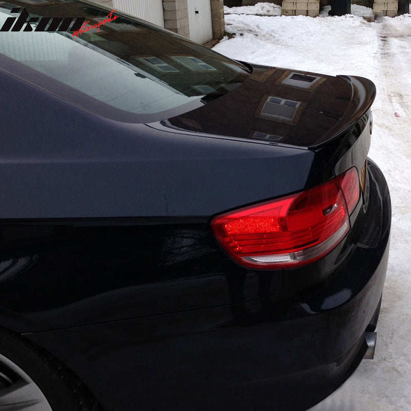 2007-2013 BMW E92 325i 328i M3 Performance Trunk Spoiler #668 Black