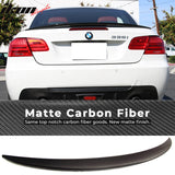 2007-2013 BMW E93 3 Series Convertible P Style Carbon CF Trunk Spoiler