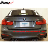 2012-2018 BMW 3-Series F30 Performance #668 Black Trunk Spoiler ABS