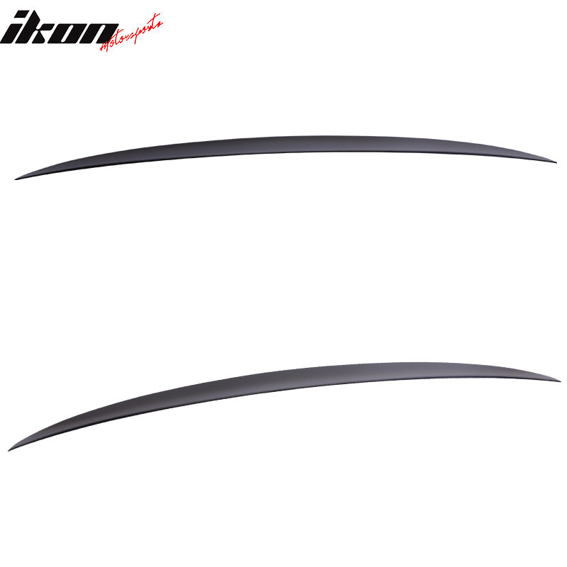 2012-2018 BMW 3-Series F30 Performance #668 Black Trunk Spoiler ABS