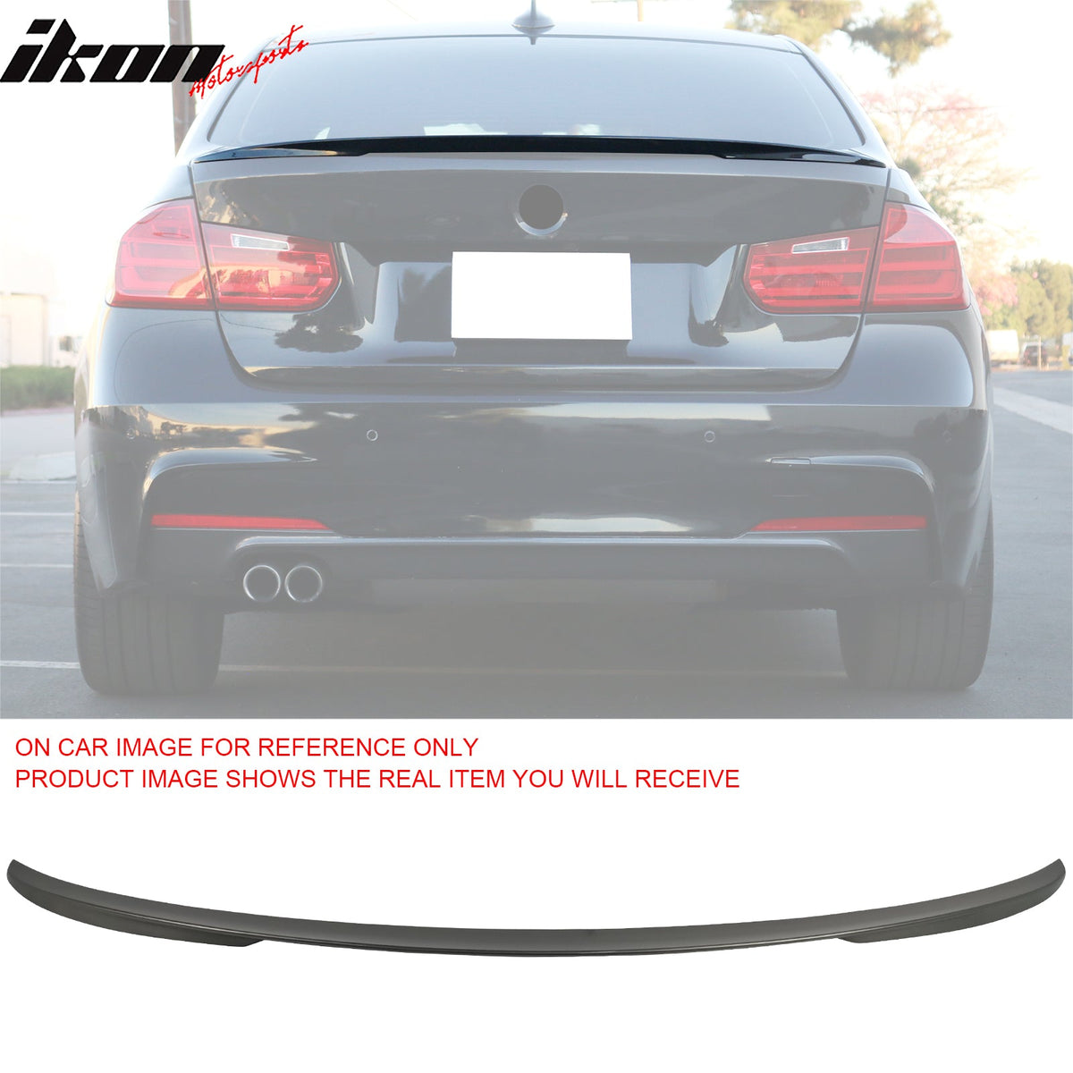 Trunk Spoiler for BMW 3 Series F30 Sedan 2012-2018 Performance Style ABS