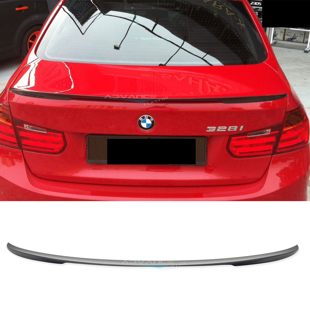 Trunk Spoiler for BMW 3 Series F30 Sedan 2012-2018 Performance Style ABS