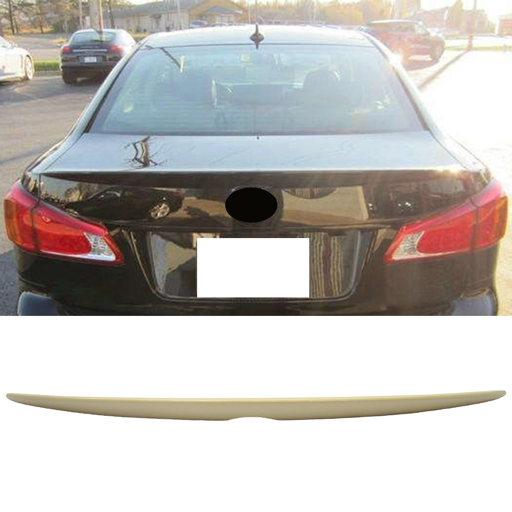 2006-2013 IS250 IS350 Sedan Unpainted OE Style Rear Trunk Spoiler ABS