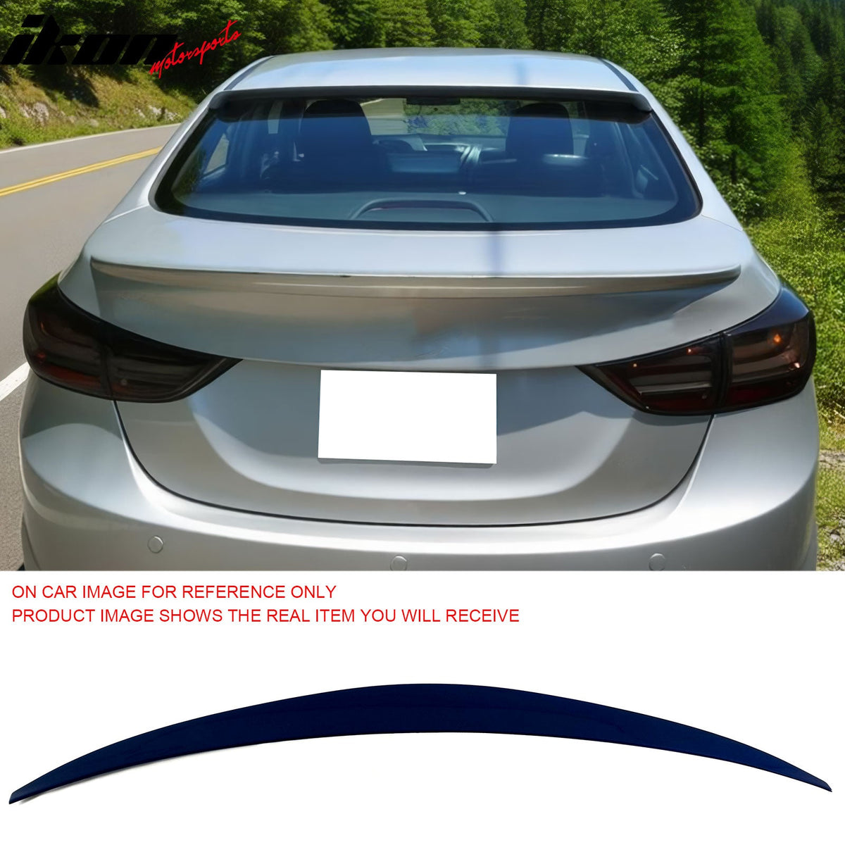 Trunk Spoiler Wing for Hyundai Elantra 2011-2015 Euro Style Painted