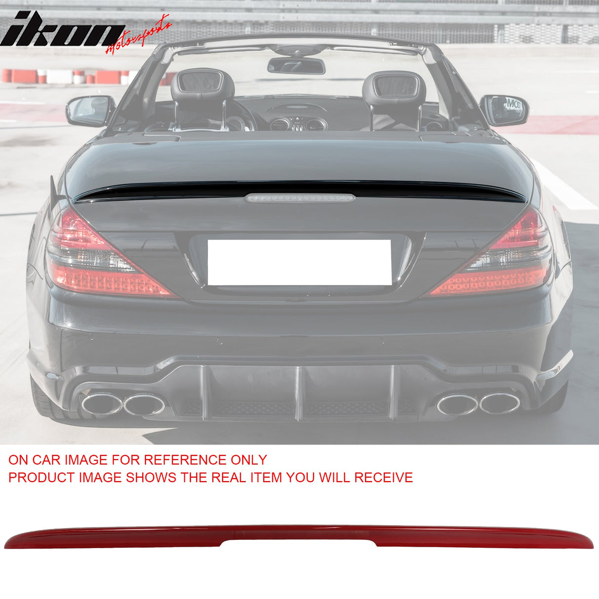 2003-2011 Mercedes Benz SL-Class R230 Rear Trunk Spoiler ABS