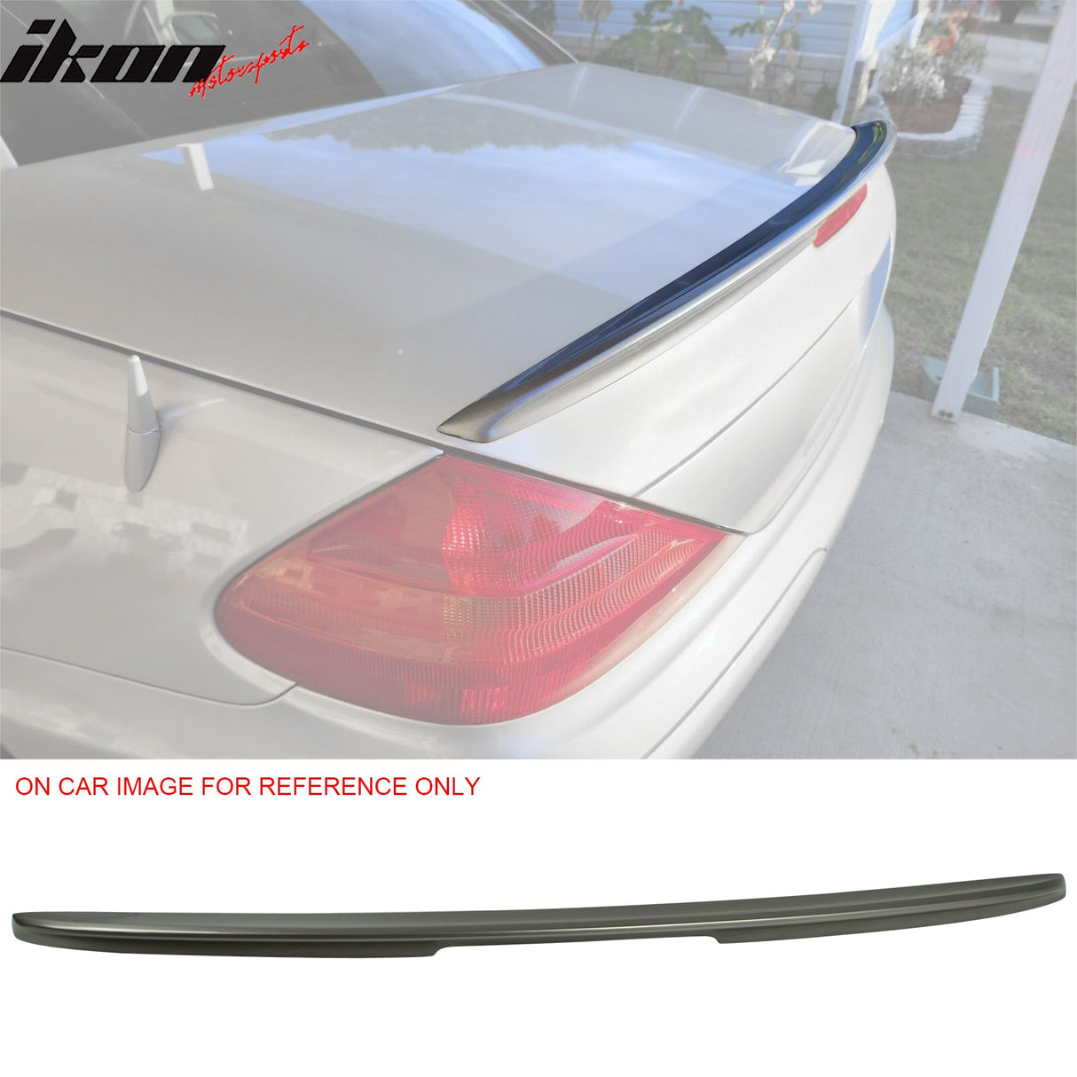 2003-2011 Mercedes Benz SL-Class R230 Rear Trunk Spoiler ABS