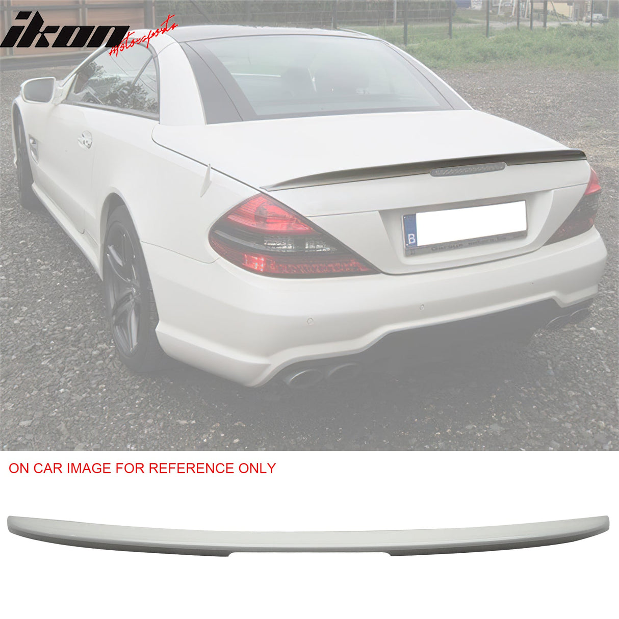 2003-2011 Mercedes Benz SL-Class R230 Rear Trunk Spoiler ABS