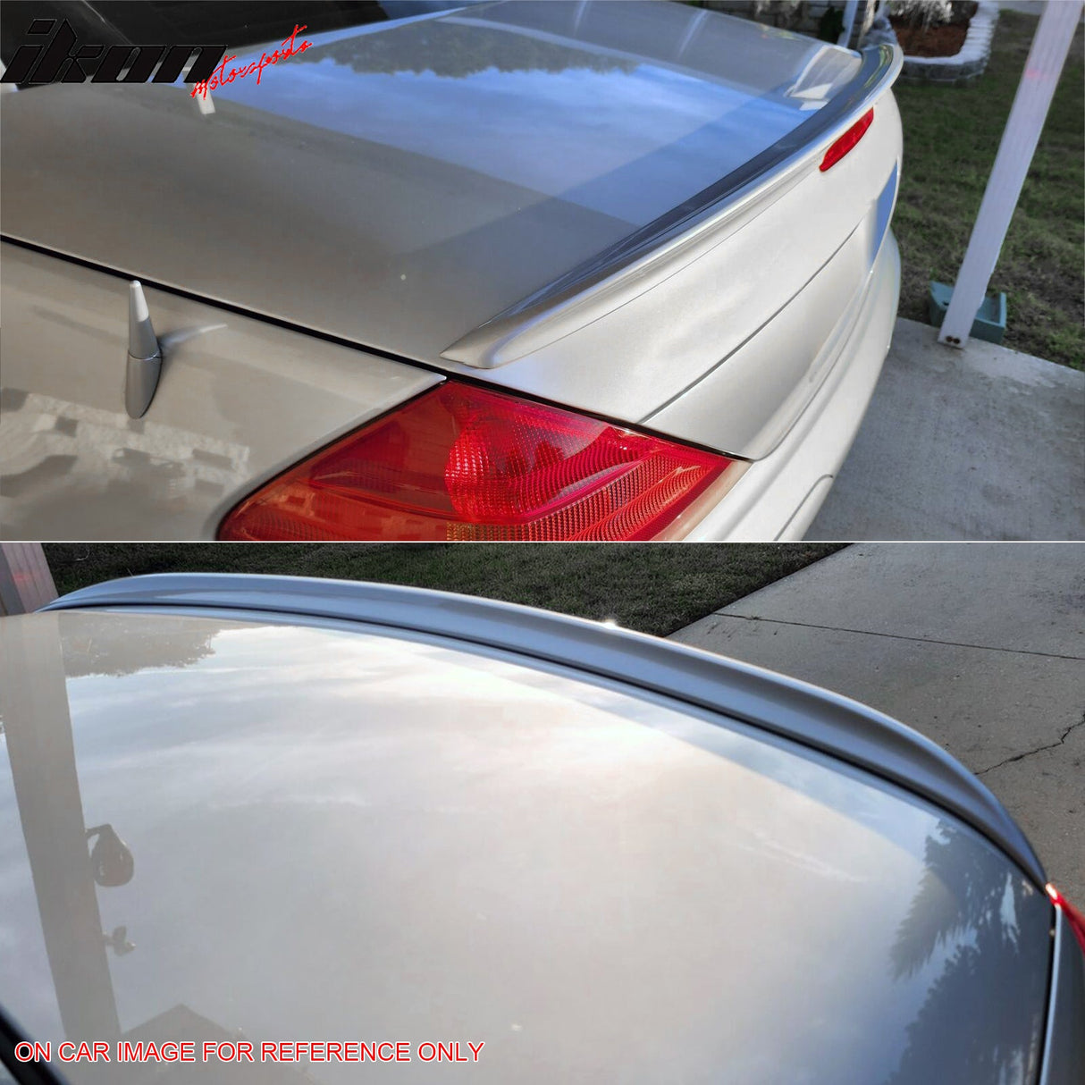 2003-2011 Mercedes Benz SL-Class R230 Rear Trunk Spoiler ABS