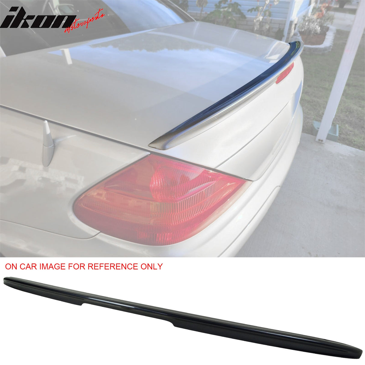 2003-2011 Mercedes Benz SL-Class R230 Rear Trunk Spoiler ABS