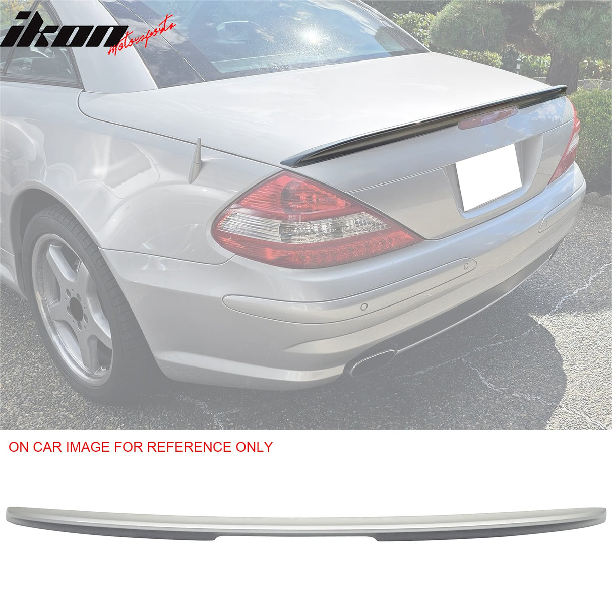 2003-2011 Mercedes Benz SL-Class R230 Rear Trunk Spoiler ABS