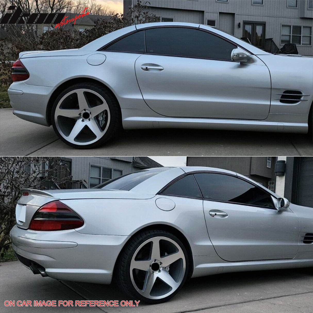 2003-2011 Mercedes Benz SL-Class R230 Rear Trunk Spoiler ABS