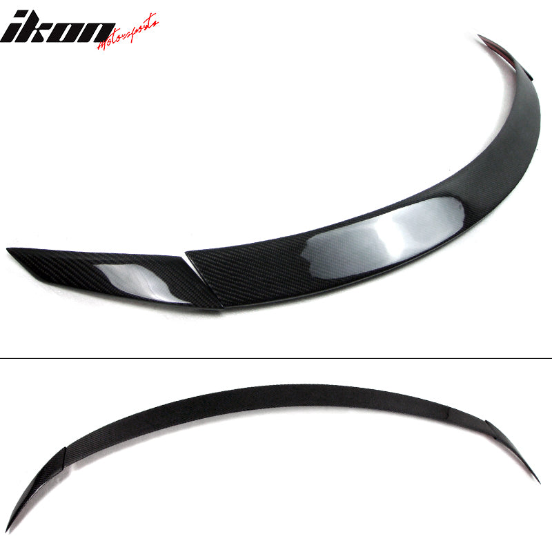 2008-2014 Benz C-Class W204 Sedan B Style Carbon Fiber CF Trunk Spoile