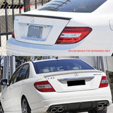 2008-2014 Mercedes Benz C-Class W204 IKON Style Trunk Spoiler ABS
