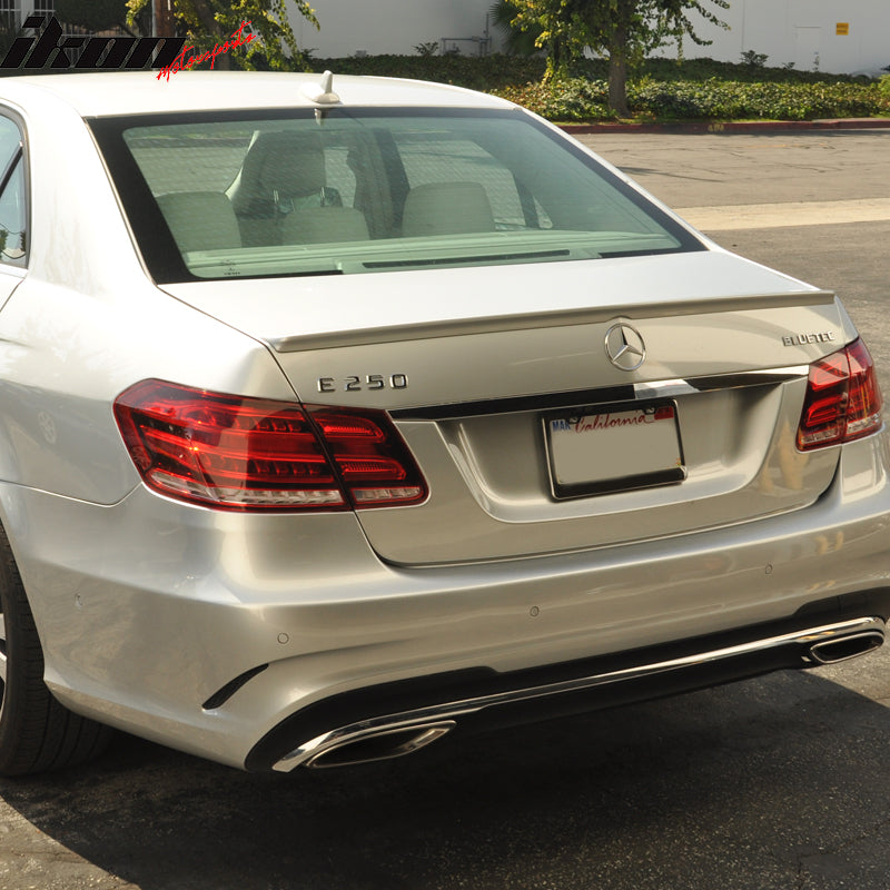 2010-2016 Mercedes Benz W212 Sedan AMG Style Rear Trunk Spoiler ABS