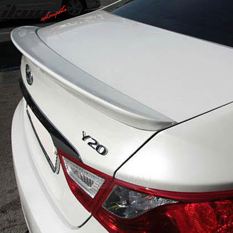 2011-2014 Hyundai YF Sonata DTO Style Unpainted Rear Trunk Spoiler ABS