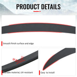 2009-2015 BMW F01 7-Series Duckbill Rear Trunk Deck Lid Spoiler Wing Lip AC Style Painted #A90 M27 N44 Dark Graphite Metallic ABS Plastic