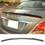 2015-2021 Benz W205 C Class Sedan V Style Carbon Fiber Trunk Spoiler
