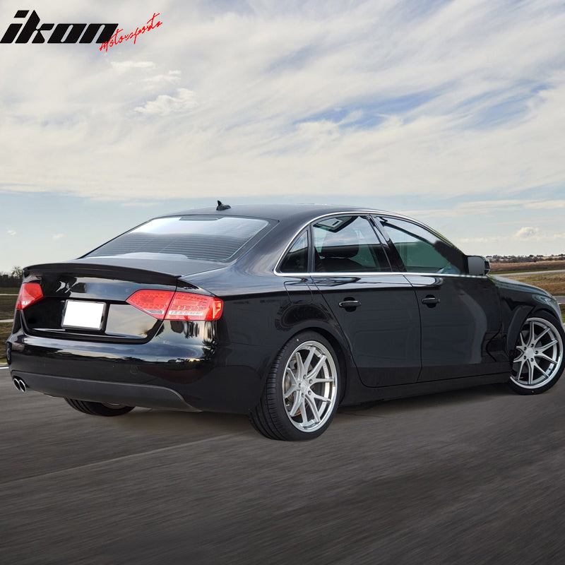 2009-2014 Audi A4 Quattro B8 4Door Painted ABS Trunk Spoiler Wing
