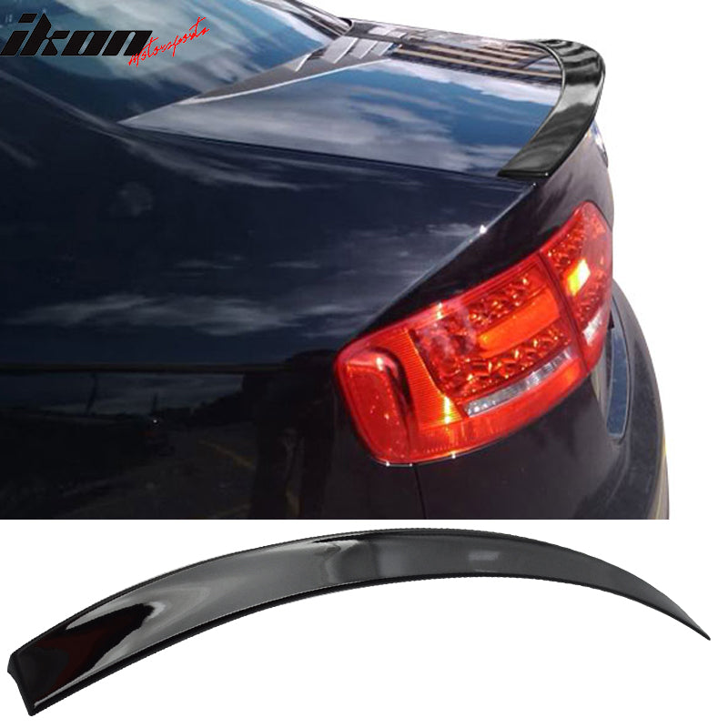 2009-2014 Audi A4 Quattro B8 4Door Painted ABS Trunk Spoiler Wing