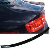 2009-2012 Audi A4 B8 RS Style #LZ9Y Black Rear Trunk Spoiler Wing ABS